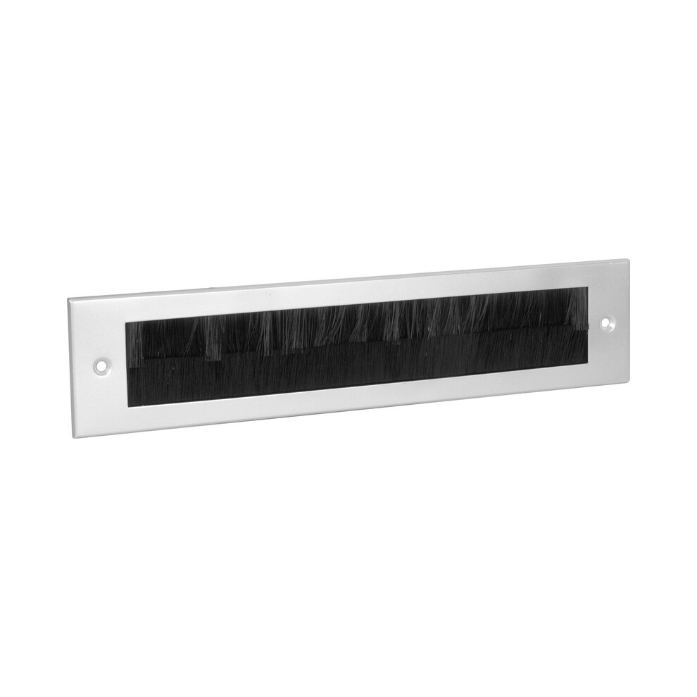 Aluminium Internal Brush Cover Silver By Ironmongery World 5057067993337