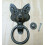 Large Fox Head Door Knocker Antique Iron by Ironmongery World 1