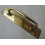Plain Handle on Plate Polished Brass 1