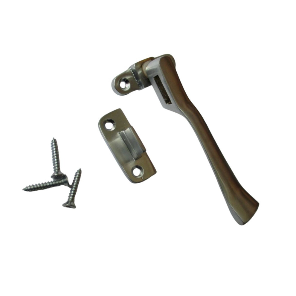 Satin Brushed Chrome Hook Mortice Fastener By Ironmongery World 5057067950859