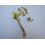 Georgian Hook & Mortice Fastener Polished Brass 1