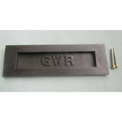 Traditional GWR 10'' Letter Plate Antique Iron