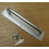 Plain Handle on Plate satin aluminium 1