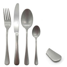 Cutlery Set Stainless Steel 24pc Sets Anydate Stonewash