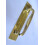 Plain Handle on Plate Cranked polished brass 12" 1