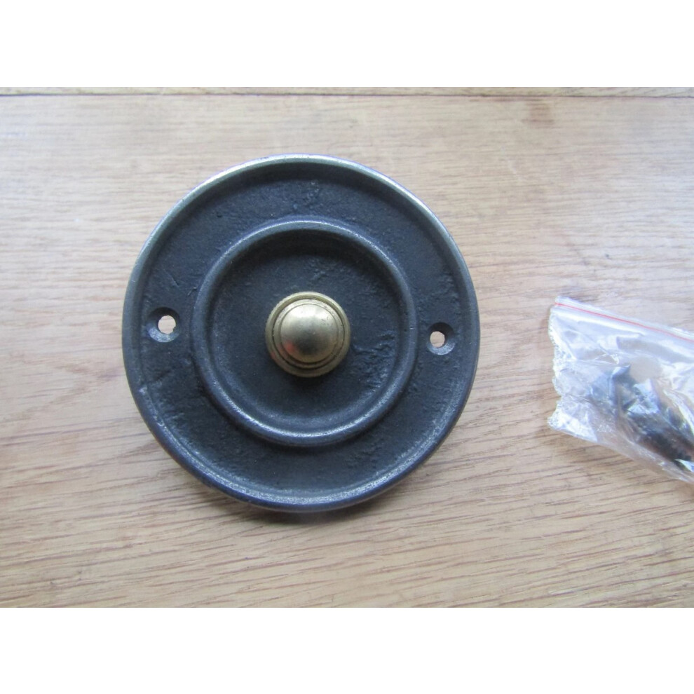 Paragon Door Bell Push Button Vintage Style Antique Iron By Ironmongery World 5056758801258
