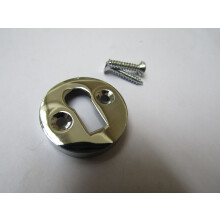 Victorian Open Escutcheon Polished Chrome