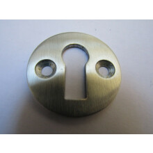 Open Victorian Open Escutcheon Satin Chrome