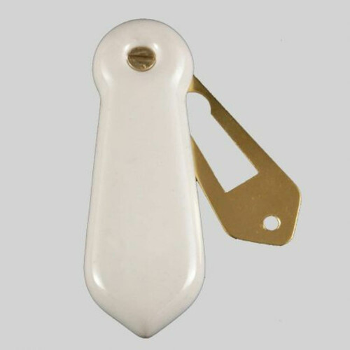 White Ceramic Escutcheon by Ironmongery World