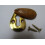 Pear Drop Escutcheon Teak & Brass by Ironmongery World 1
