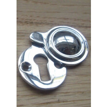 Victorian Covered Escutcheon Polished Chrome
