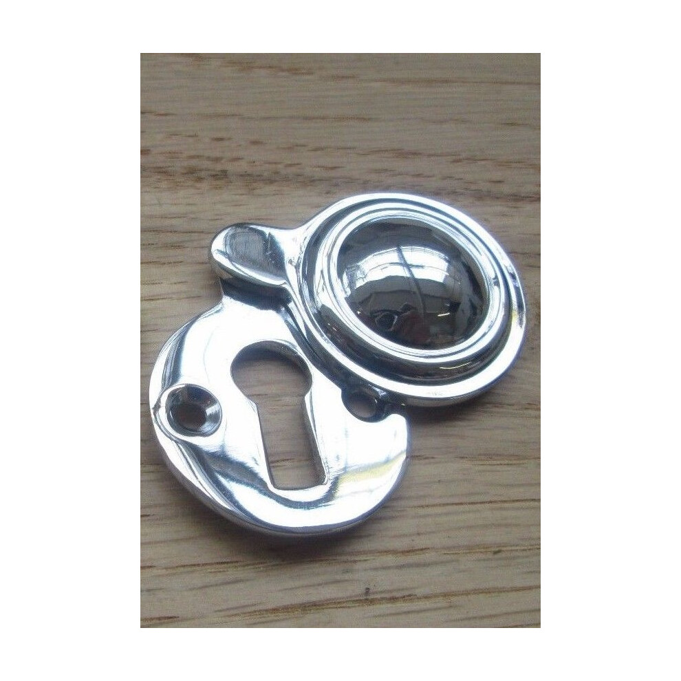 Victorian Covered Escutcheon Polished Chrome By Ironmongery World 5057067208417