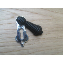 Beehive Wooden Escutcheon Black & Chrome