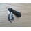 Beehive Wooden Escutcheon Black & Chrome 1