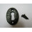 Oval Open Escutcheon Black Antique by Ironmongery World 1