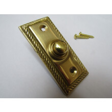 Georgian Bell Push Polished Brass