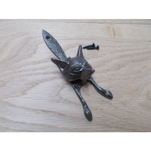 Decorative Fox Head Door Knocker Antique Iron