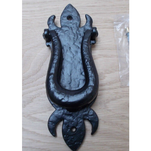 Old English Front Door Knocker Black Entrance