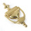 Georgian URN Door Knocker Polished Brass 1