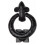 Traditional Black Ring Door Knocker 1