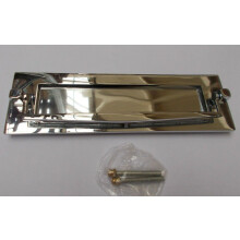 12" Front Door Postal Knocker Chrome