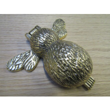 Bumble Bee Door Knocker Polished Brass