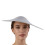 Durable Fascinator Base Millinery 44cm For Gothic Lady-White 1