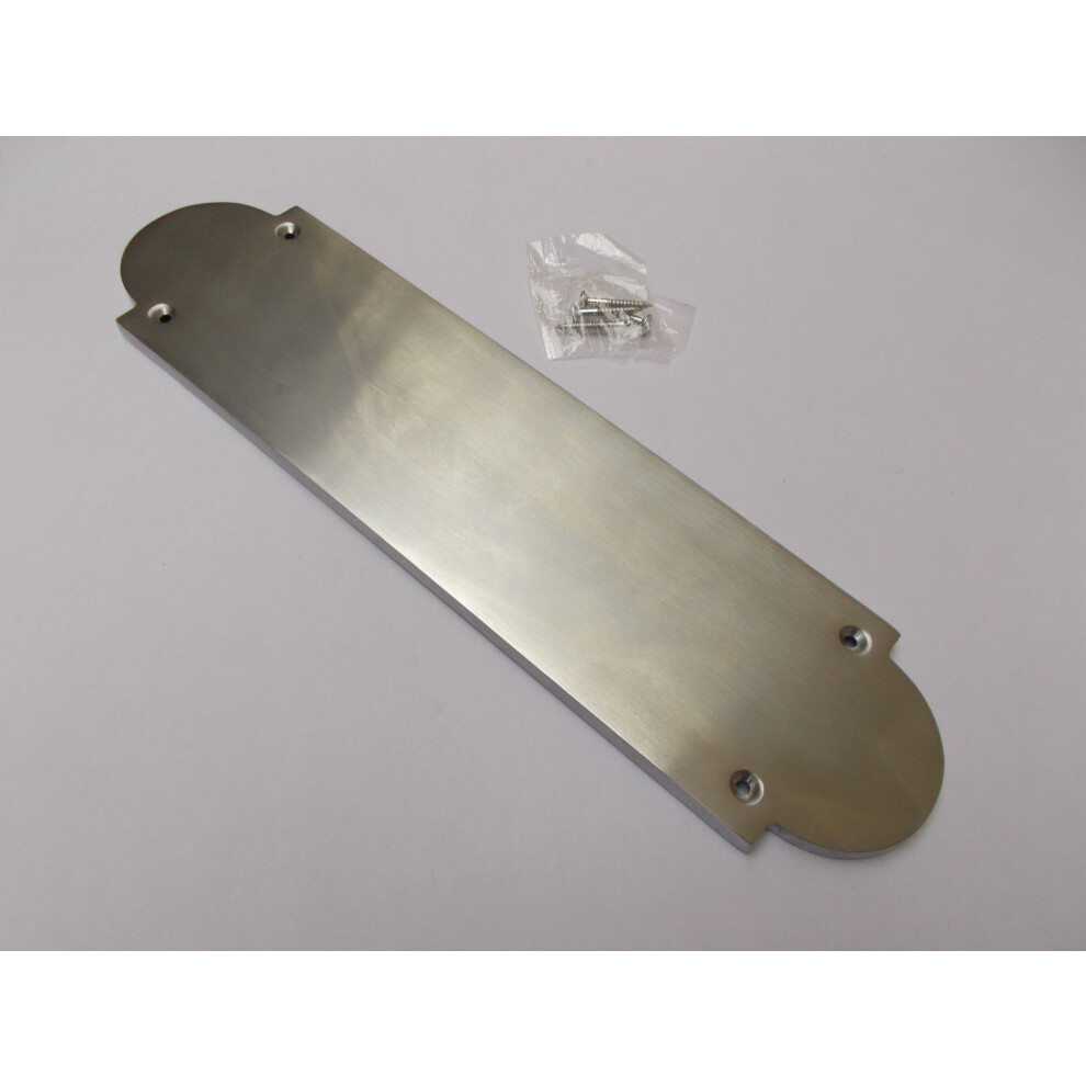 Regency Satin Chrome Finger Plate By Ironmongery World 5057067502492