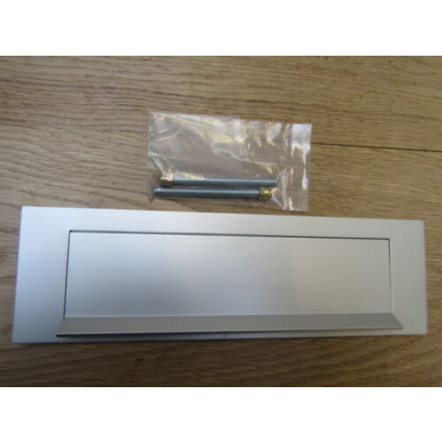 10" Gravity Letter Plate Satin Aluminium