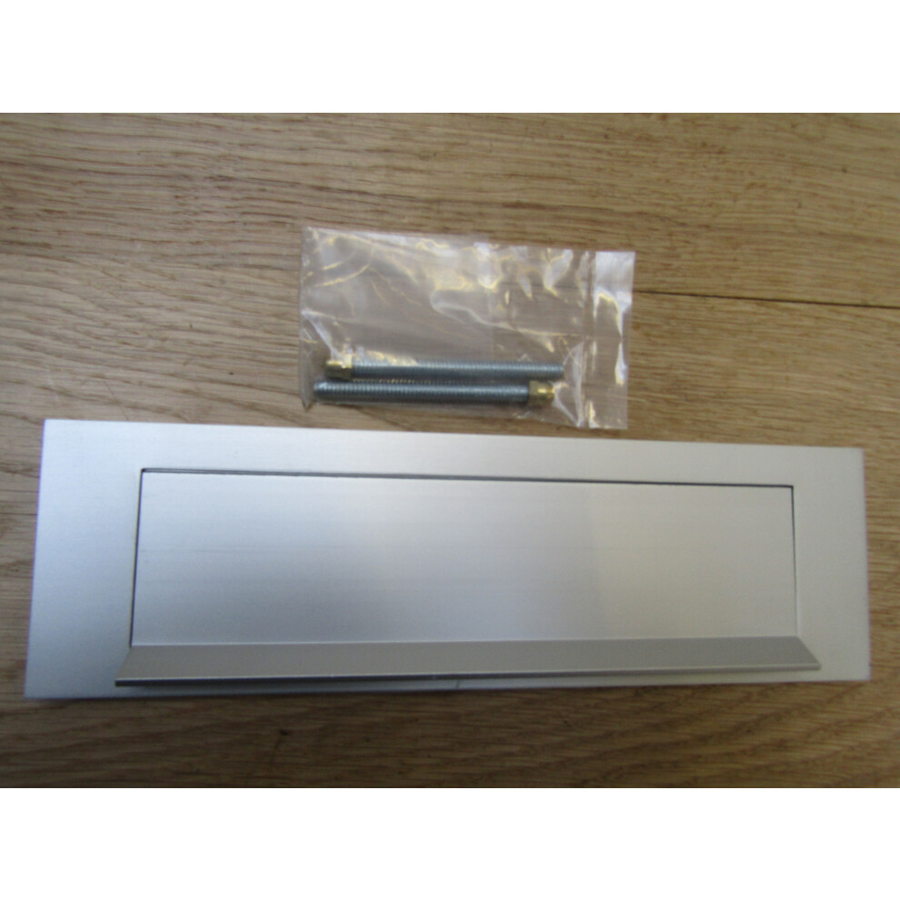 10" Gravity Letter Plate Satin Aluminium By Ironmongery World 5057067961176