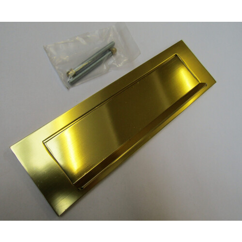 10" Gravity Letter Plate Gold Aluminium
