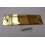 10" Postal Door Knocker Polished Brass 1