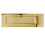 10 x 4" Plain Letter Plate Polished Brass 1