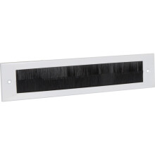 Aluminium Internal Brush Cover White