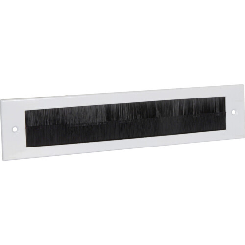 Aluminium Internal Brush Cover White