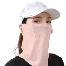 Multifunktionale Sonnenschutz-Gesichtsabdeckung, bequeme-Rosa