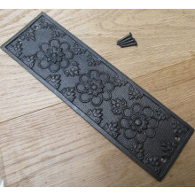 Antique Iron Ellerker Finger Plate by Ironmongery World