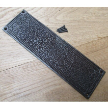 Antique Iron Inca Finger Plate by Ironmongery World