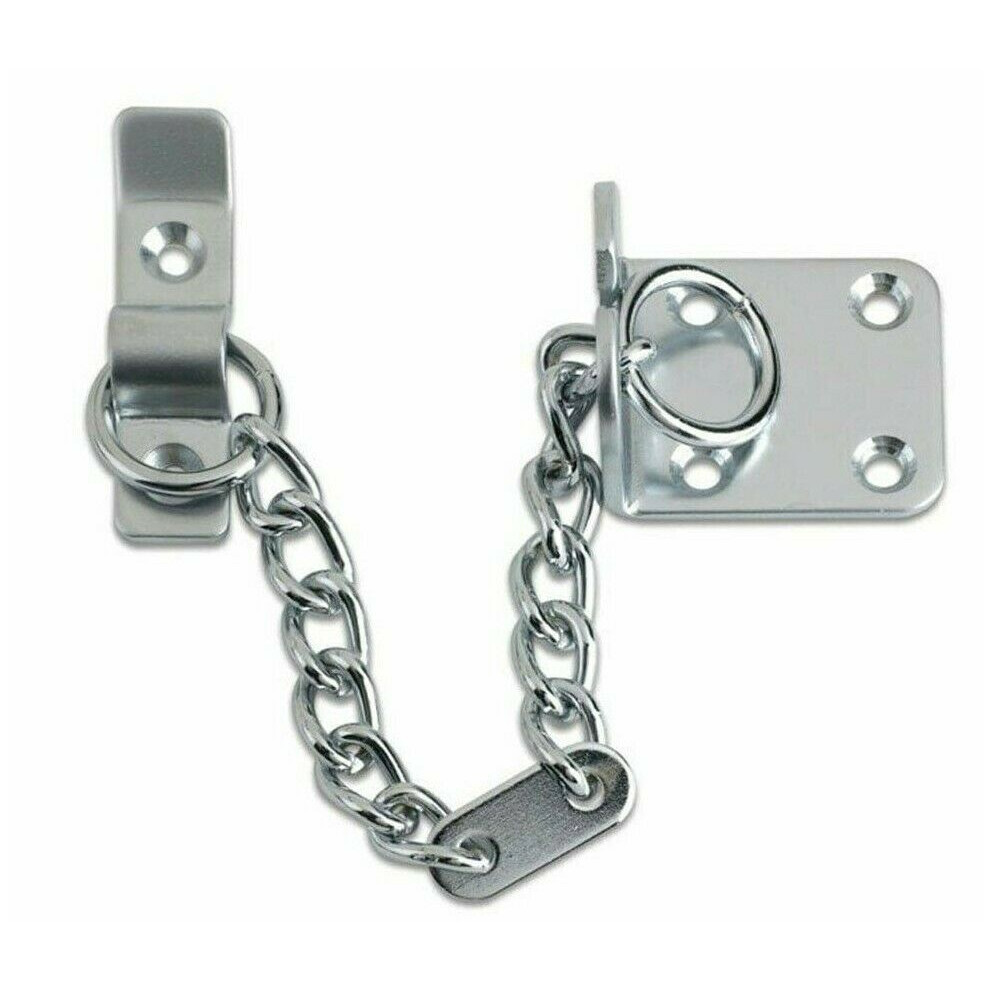 Chunky Door Chain Polished Chrome By Ironmongery World 5057067992941