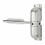 Fire Rated Spring Door Closer Satin Chrome 1