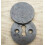 Round Covered Escutcheon Antique Iron 1