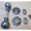 Rim door knob set Ball Antique Iron 1
