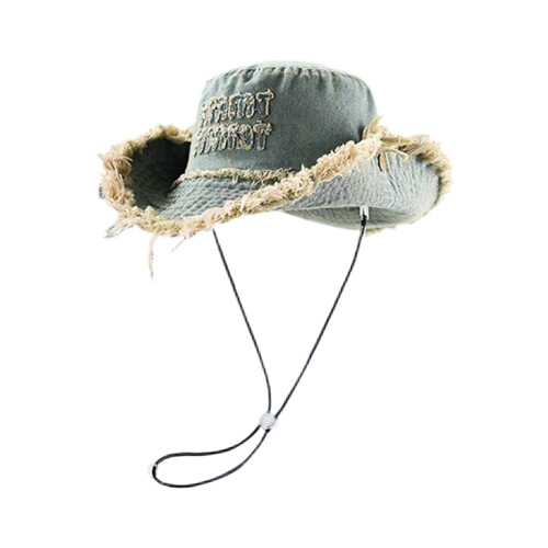 Chapeau léger surdimensionné confortable de seau de-Bleu clair