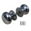 Rim Knob set Cottage Polished Chrome 1