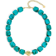 Magnifique collier à chaîne de perles surdimensionné, design-8