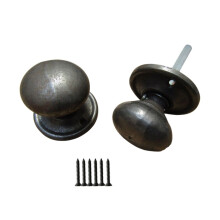 Mortice Door knob Antique Iron Cottage