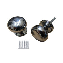 Mortice Door knob Polished Chrome Cottage