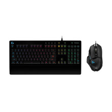 Logitech G G502 HERO Wired Gaming Mouse and G213 RGB Gaming Keyboard - mice with programmable buttons and adjustable weights - customisable backl