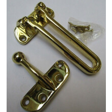Door Guard Polished Brass by Ironmongery World