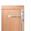 Fire Rated Spring Door Closer Chrome Plated 1